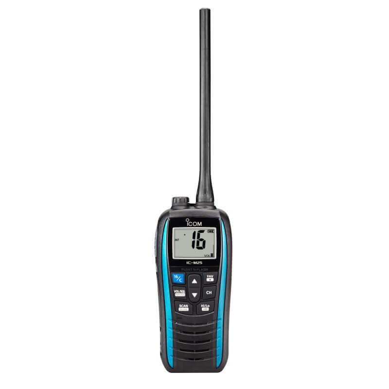Icom IC-M25 blu VHF nautico portatile galleggiante