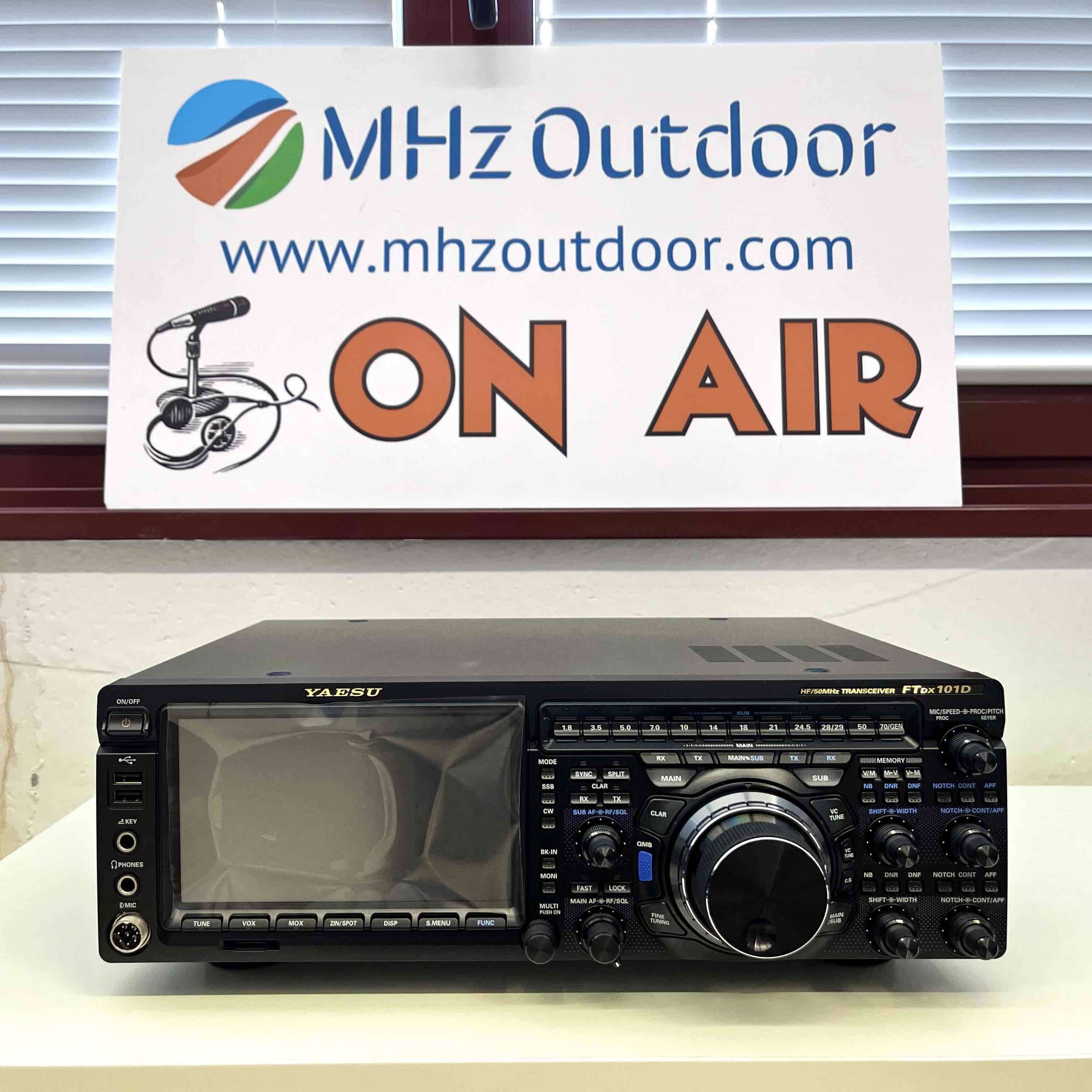 Yaesu FT-DX101D HF/6m/4m 100W – MHzOutdoor