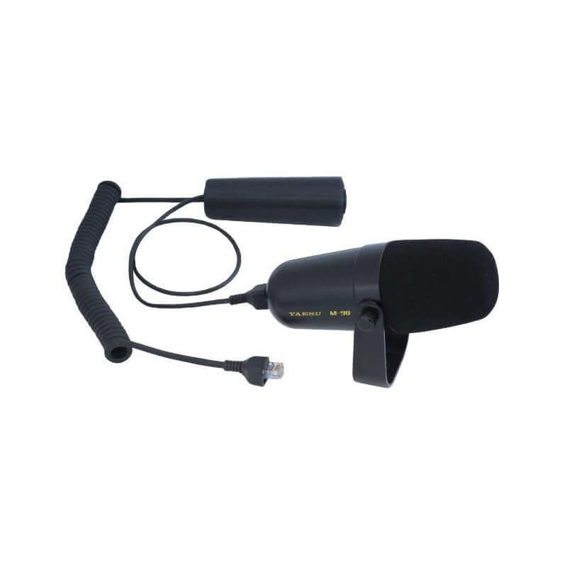 Microfono da supporto Yaesu M-90MS con cavo integrato.