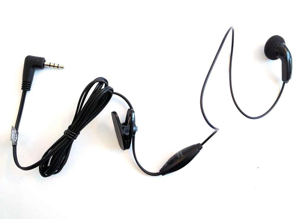 Microfono Lapel Yaesu SSM-57A compatto con auricolare