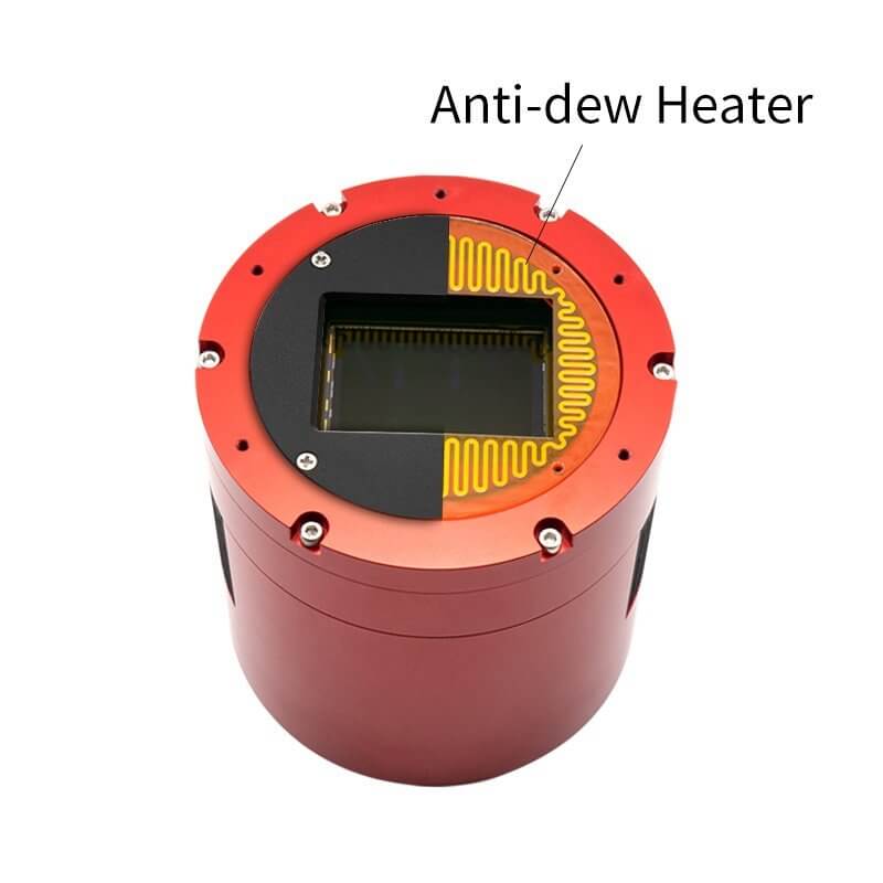 Alt Tag: ZWO ASI 2600 MC DUO con riscaldatore anti-condensa
