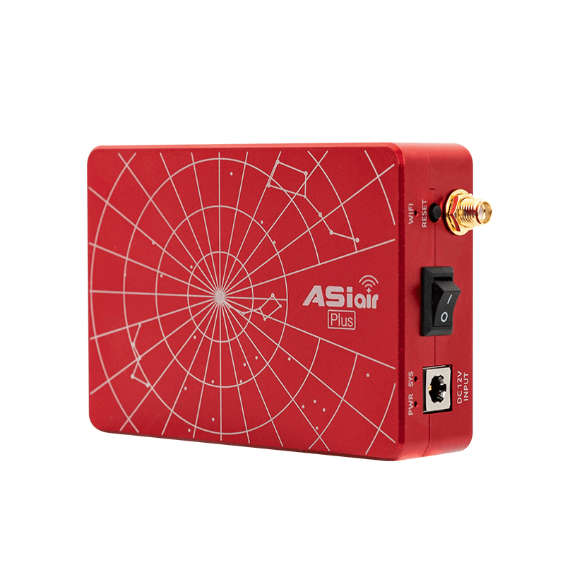 ZWO ASIair PLUS 256GB dispositivo smart con antenna esterna.